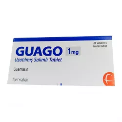 Гуанфацин Гуаго Guago : аналог Эстулик таб. 1мг N28 в Уфе и области фото