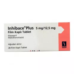 Инхибейс ПЛЮС (Inhibace Plus) 5мг/12,5мг таб. №28 в Уфе и области фото
