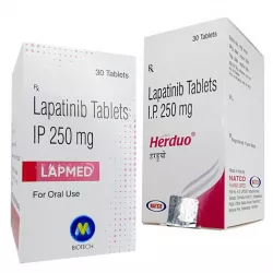Лапатиниб Lapakast / Herduo / Lapmed :: аналог Тайверб таб. 250мг №30 в Уфе и области фото