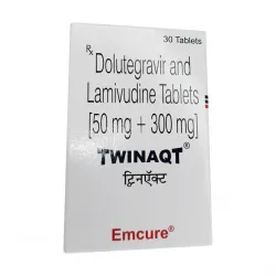 Твинакт Довато полный аналог :: Twinaqt :: Долутегравир Ламивудин 50+300мг таб. №30 в Уфе и области фото