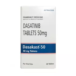 Дазатиниб (Dasakast) :: полный аналог Спрайсел :: таб. 50мг №60 в Уфе и области фото