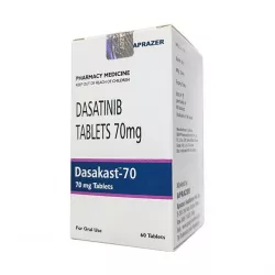 Дазатиниб (Dasakast) :: полный аналог Спрайсел :: таб. 70мг №60 в Уфе и области фото