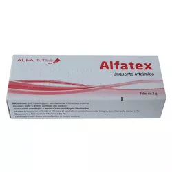 Альфатекс (Эубетал Антибиотико) глазная мазь 3г в Уфе и области фото